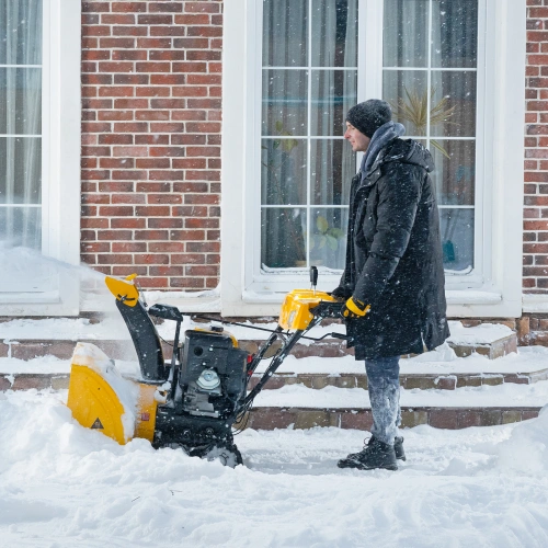 Бензиновая снегоуборочная машина SBL 711DT PRO, 420cc, гусеницы, эл.старт, блок. дифф. Denzel по ценам производителя в Воронеже с доставкой по всей России