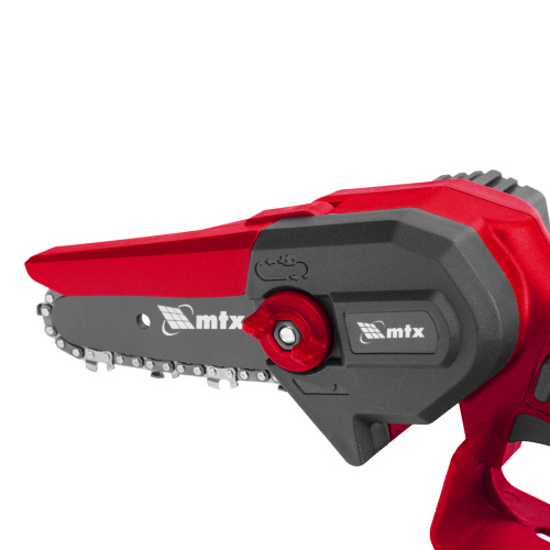 Цепная мини-пила аккумуляторная, MCS-100, шина 100 мм, Li-Ion, 20 В MTX по ценам производителя в Воронеже с доставкой по всей России
