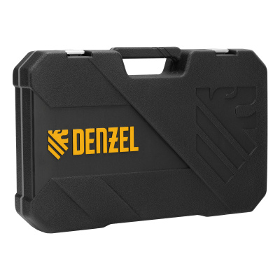 Набор инструментов, 1/2", 1/4", CrV, S2, пластиковый кейс, 64 предмета Denzel по ценам производителя в Воронеже с доставкой по всей России