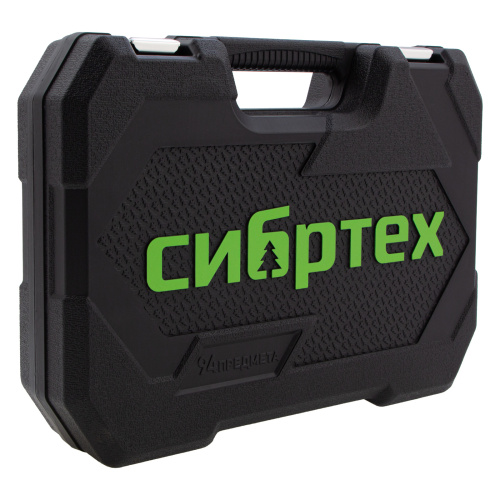 Набор инструментов 94 предмета, CrV, 1/2", 1/4" Сибртех по ценам производителя в Воронеже с доставкой по всей России