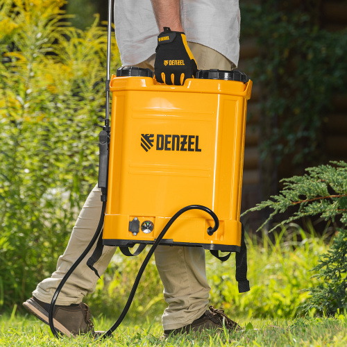 Опрыскиватель ранцевый аккумуляторный D-16LA, 16 л, 12 В, 8 Ач Denzel по ценам производителя в Воронеже с доставкой по всей России