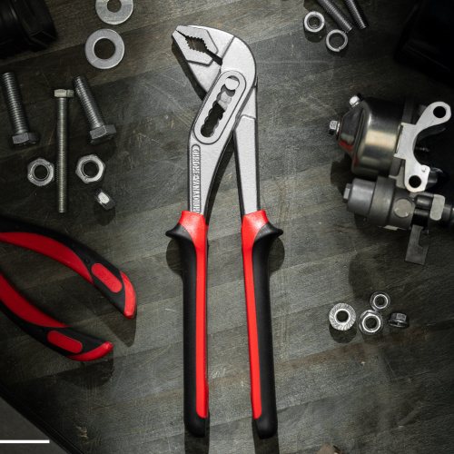 Клещи переставные Nickel (белый) 250 мм, хром-ванадий, двухкомпонентные рукоятки Matrix по ценам производителя в Воронеже с доставкой по всей России