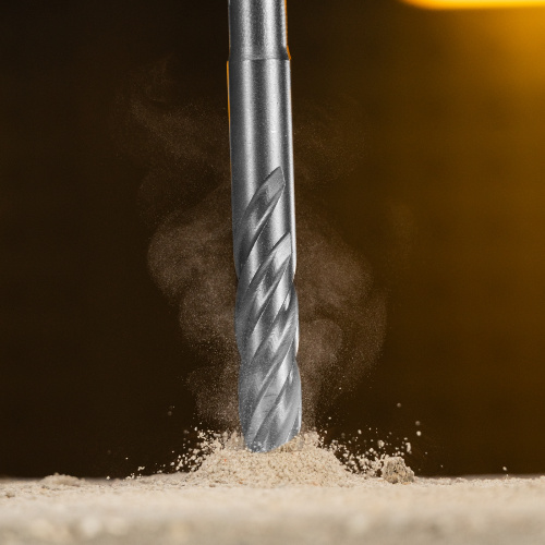 Бур по бетону, цельная крестовая пластина, 12x165 мм, SDS PLUS Denzel по ценам производителя в Воронеже с доставкой по всей России