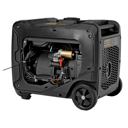 Генератор инверторный GS-5500iSE, 5,5 кВт, 230 В, закрытый корпус,электростартер Denzel по ценам производителя в Воронеже с доставкой по всей России