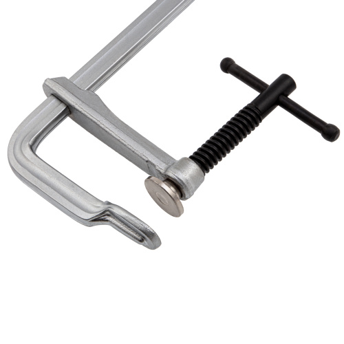 Струбцина F-образная, 100x400мм, кованая Denzel по ценам производителя в Воронеже с доставкой по всей России