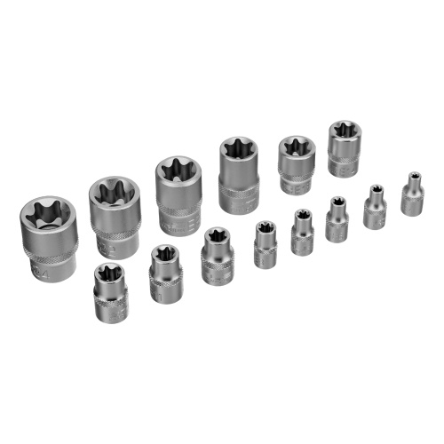 Набор головок Torx , 14 предметов, 1/4, 3/8, 1/2 Stels по ценам производителя в Воронеже с доставкой по всей России