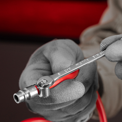 Ключ комбинированный, 6 мм, CrV, полированный хром Matrix по ценам производителя в Воронеже с доставкой по всей России