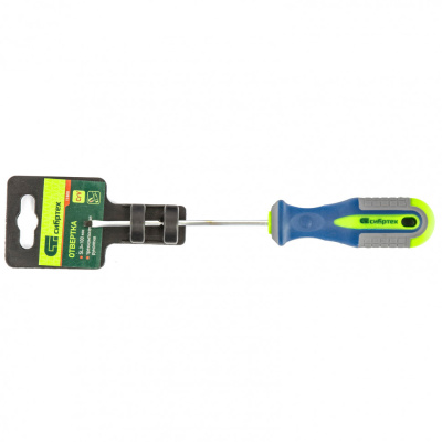 Отвертка, SL3 х 100 мм, CrV, трехкомпонентная рукоятка Сибртех по ценам производителя в Воронеже с доставкой по всей России