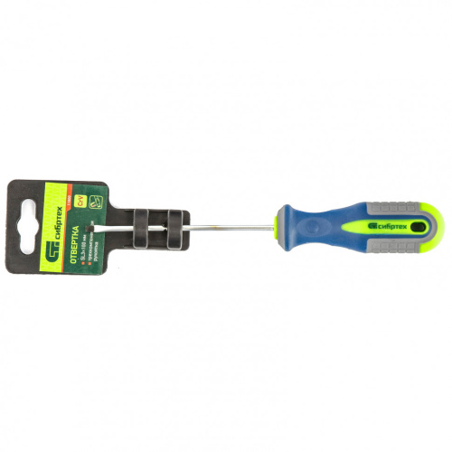 Отвертка, SL3 х 100 мм, CrV, трехкомпонентная рукоятка Сибртех по ценам производителя в Воронеже с доставкой по всей России