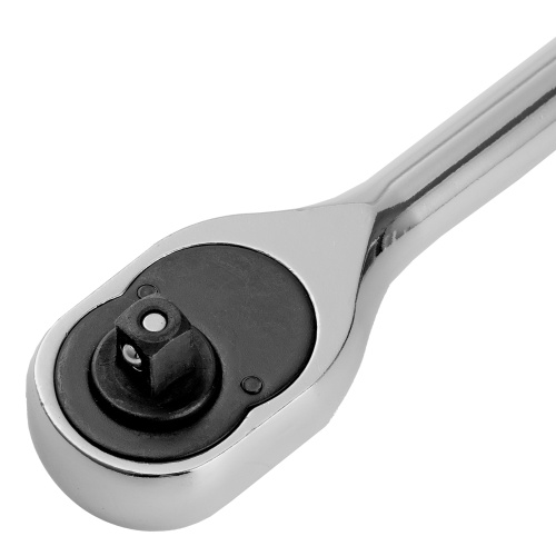 Ключ-трещотка 1/4", 45 зубьев, цельнометаллический, с быстрым сбросом, CrV, хром Сибртех по ценам производителя в Воронеже с доставкой по всей России