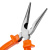 Длинногубцы прямые Classic, 180 мм, шлифованные, пластмассовые рукоятки Sparta по ценам производителя в Воронеже с доставкой по всей России