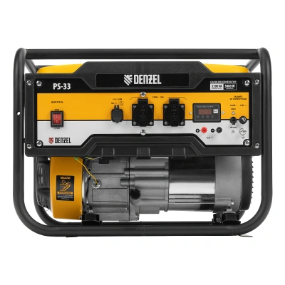 Генератор бензиновый PS 33, 3.3 кВт, 230 В, 15 л, ручной стартер Denzel купить в Москве с доставкой по всей России | ProtosMarket.ru