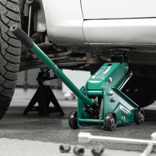 Домкрат гидравлический подкатной, 2,5 т, 148-387 мм Сибртех по ценам производителя в Воронеже с доставкой по всей России