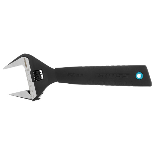 Ключ разводной, 250 мм, CrV, тонкие губки, защитные насадки Gross по ценам производителя в Воронеже с доставкой по всей России