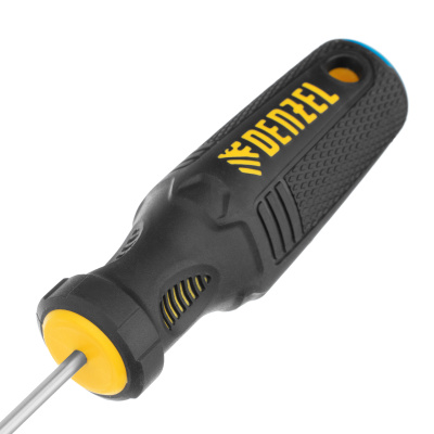 Отвертка SL3х75 мм, CrV, трехкомпонентная рукоятка Denzel по ценам производителя в Воронеже с доставкой по всей России