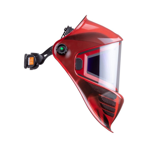 Маска сварщика КОРУНД МЕГА красная (ф-р MEGA LED) в коробке по ценам производителя в Воронеже с доставкой по всей России