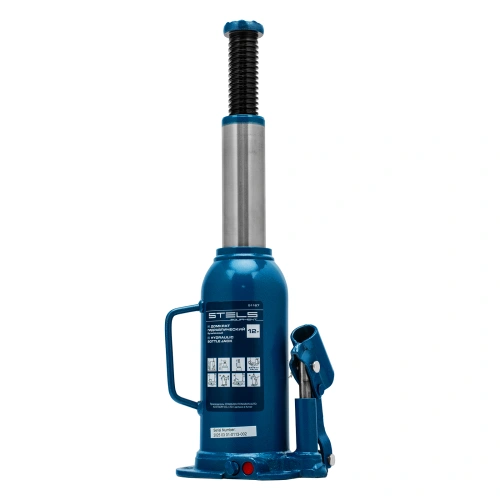 Домкрат гидравлический бутылочный, 12 т, h подъема 227-457 мм Stels по ценам производителя в Воронеже с доставкой по всей России