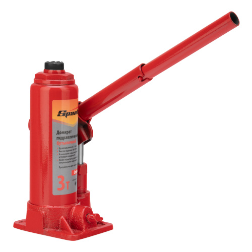 Домкрат гидравлический бутылочный 3т, h подъема 180-320 мм Sparta Compact по ценам производителя в Воронеже с доставкой по всей России