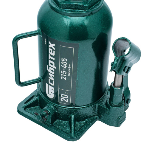 Домкрат гидравлический бутылочный, 20 т, 215-405 мм Сибртех по ценам производителя в Воронеже с доставкой по всей России