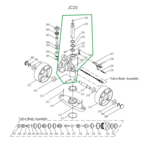 Ось крепления ручки для гидравлических тележек JC20 по ценам производителя в Воронеже с доставкой по всей России