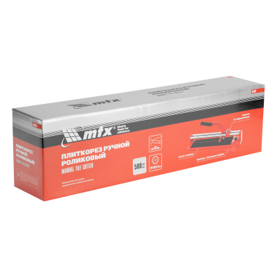 Плиткорез 500 х 16 мм, литая станина,каретка на подшипниках, усиленная рукоятка MTX по ценам производителя в Воронеже с доставкой по всей России