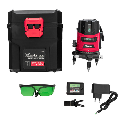 Лазерный уровень CRL-30G, 30 м, зеленый луч, акк. Li 2400 mah, резьба 5/8" MTX по ценам производителя в Воронеже с доставкой по всей России