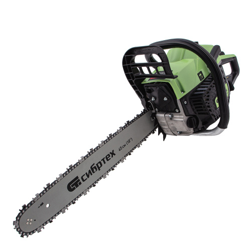 Пила цепная бензиновая БП-5245, 52 см3, шина 45 см, шаг 0.325, паз 1,5 мм, 72 звена Сибртех по ценам производителя в Воронеже с доставкой по всей России