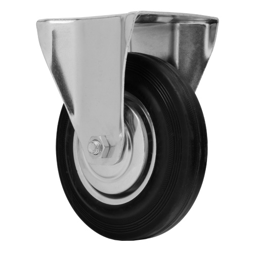 Колесо неповоротное D 160 мм, крепление  платформенное Сибртех по ценам производителя в Воронеже с доставкой по всей России