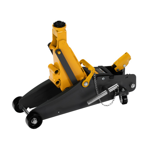 Домкрат гидравлический подкатной с фиксатором, 2,8 т, 135-385 мм, в кейсе Denzel по ценам производителя в Воронеже с доставкой по всей России