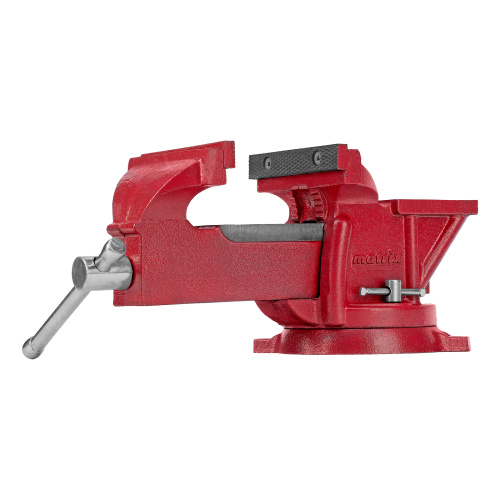 Тиски слесарные, 125 мм, поворотные, с наковальней Matrix по ценам производителя в Воронеже с доставкой по всей России