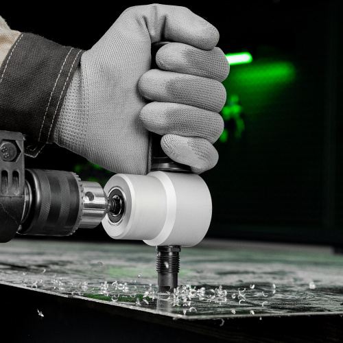 Насадка на дрель для резки листового металла до 1.8 мм Сибртех по ценам производителя в Воронеже с доставкой по всей России