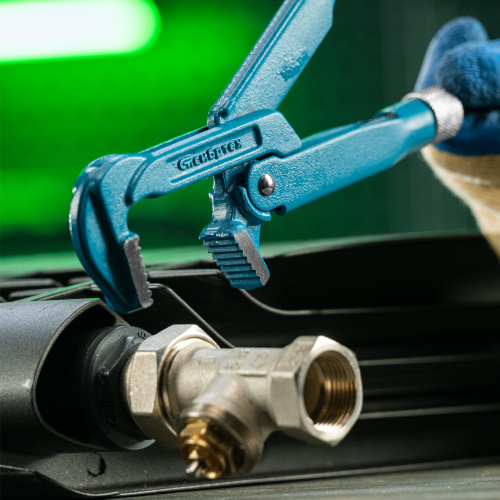 Ключ трубный рычажный №0, 3/4", литой, тип "L" Сибртех по ценам производителя в Воронеже с доставкой по всей России