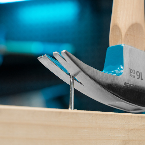 Молоток-гвоздодер, 450 г, угол 75, магнит, обрезиненная рукоятка American hickory GROSS по ценам производителя в Воронеже с доставкой по всей России