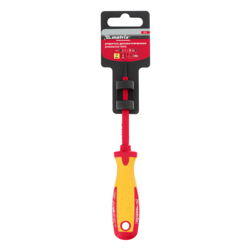 Отвертка Insulated, SL3 x 80 мм, CrMo, до 1000 В, двухкомпонентная рукоятка Matrix Professional по ценам производителя в Воронеже с доставкой по всей России