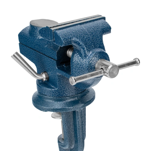 Тиски слесарные, настольные, поворотные, ширина рабочих губок 65 мм, наковальня Сибртех по ценам производителя в Воронеже с доставкой по всей России