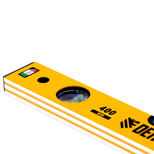 Уровень алюминиевый, 400 мм, фрезерованный, 3 глазка Denzel по ценам производителя в Воронеже с доставкой по всей России