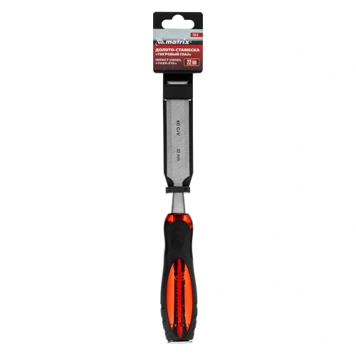 Долото-стамеска "Тигровый глаз", 22 мм, двухкомпонентная обрезиненная рукоятка Matrix по ценам производителя в Воронеже с доставкой по всей России