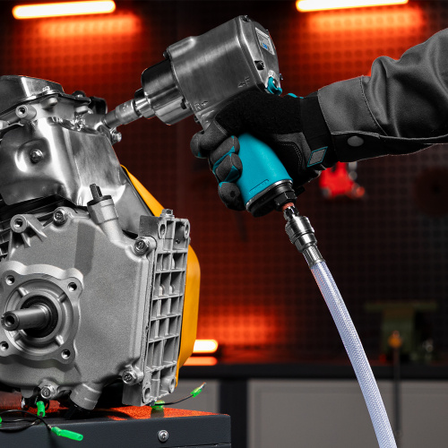 Шланг пневматический ПВХ, 10 x 16 мм, 18 бар, армированный, прозрачный, быстросъемное соединение, 30 м Stels по ценам производителя в Воронеже с доставкой по всей России