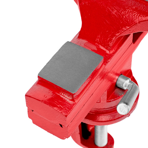 Тиски слесарные, 80 мм, настольные, поворотные, c наковальней MTX по ценам производителя в Воронеже с доставкой по всей России