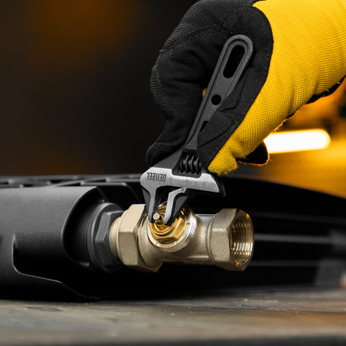 Ключ разводной 115 мм, CrV, кованый, укороченная рукоятка Denzel по ценам производителя в Воронеже с доставкой по всей России