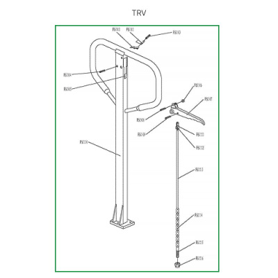 Ручка в сборе для TRV по ценам производителя в Воронеже с доставкой по всей России