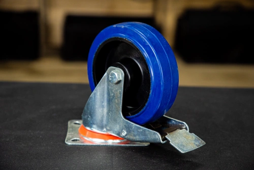 Колесо поворотное резина SRCLb 63 160 мм с тормозом (N) по ценам производителя в Воронеже с доставкой по всей России