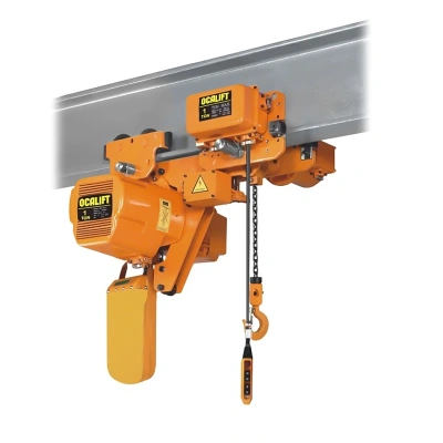 1т 6м УСВ таль цепная ТЭЦ OCALIFT M01-01LHS М5 380в передвижная односкоростная купить в Москве с доставкой по всей России | ProtosMarket.ru