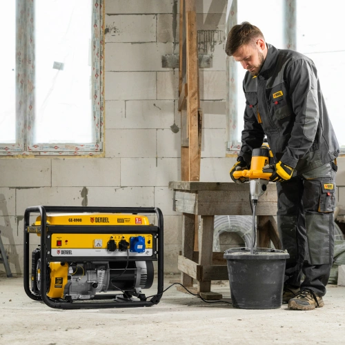 Генератор бензиновый GE 8900, 8.5 кВт, 220 В/50 Гц, 25 л, ручной старт Denzel по ценам производителя в Воронеже с доставкой по всей России
