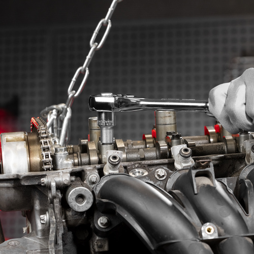 Набор торцевых головок, 1/2", головки 10 - 24 мм, с трещот. ключом, 12 предметов Matrix по ценам производителя в Воронеже с доставкой по всей России