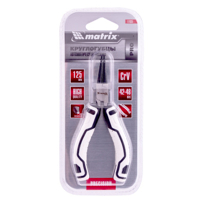 Круглогубцы Mini, 125 мм, авторазжим, Pro Matrix по ценам производителя в Воронеже с доставкой по всей России