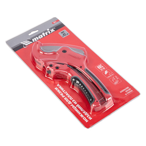 Ножницы для резки изделий из ПВХ, D до 42 мм, лезвие из нерж. стали, автоматич. Matrix по ценам производителя в Воронеже с доставкой по всей России