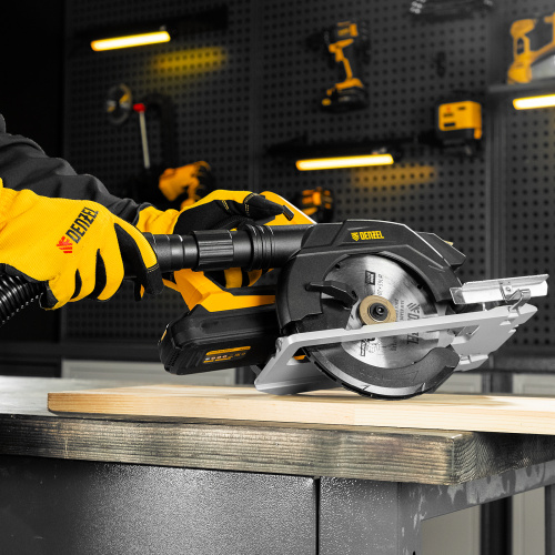 Пылесос строительный RVC20, 1400 Вт, бак 20 л, шланг 3 м, розетка с автосинхр. Denzel по ценам производителя в Воронеже с доставкой по всей России