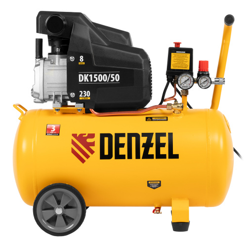 Компрессор воздушный DK1500/50, Х-PRO 1.5 кВт, 230 л/мин, 50 л Denzel по ценам производителя в Воронеже с доставкой по всей России
