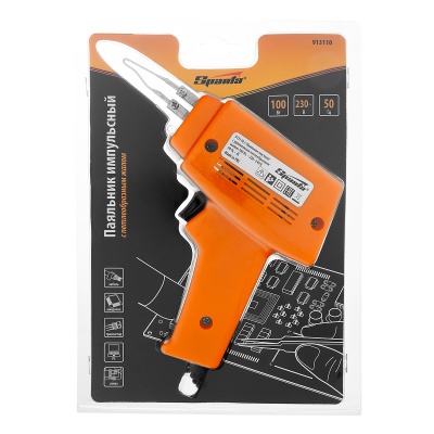 Паяльник импульсный с петлеобразным жалом, 100 Вт, 220 В Sparta по ценам производителя в Воронеже с доставкой по всей России